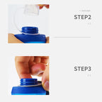 Garrafa Dobrável em Silicone 150ml/250ml/500ml – Portátil com Bocal Bite para Outdoor