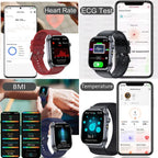 2026 New AI Health Care Accurate Detection ECG SmartWatch Blood Pressure Lipids Uric Acid Analysis Bluetooth Call Smart Watches