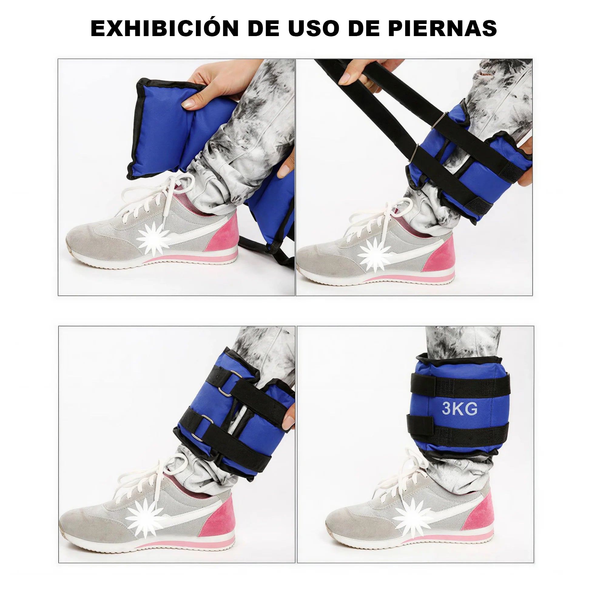 DECODEKO Adjustable Ankle and Wrist Weights, 0.5-10kg, Versatile Fitness Training with Breathable Nylon, Hook and Loop Closure, Perfect for Home Gym and Aerobics, Adjustable Dumbbells for Personalized Intensity