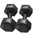 Hexagonal Dumbbell Set 2.5-10kg for Home Gym, Vinyl Coated Weights with Non-Slip Grip, Ideal for Bodybuilding and Fitness Training, Compact Design for Easy Storage, Durable PVC Coating to Absorb Impact.