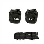 DECODEKO Adjustable Ankle and Wrist Weights, 0.5-10kg, Versatile Fitness Training with Breathable Nylon, Hook and Loop Closure, Perfect for Home Gym and Aerobics, Adjustable Dumbbells for Personalized Intensity