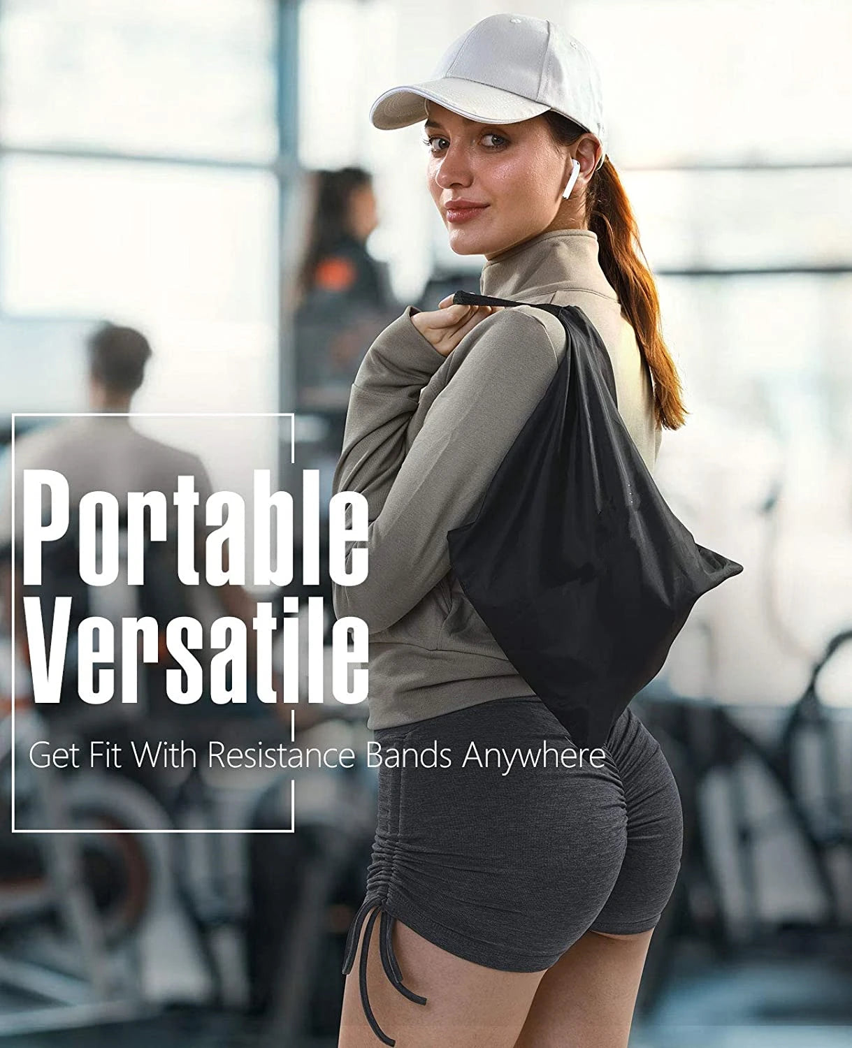 Pilates bar kit with resistance bands, Multifunctional Yoga Bar, Portable Home Gym, Resistance bar kit for full body workouts.