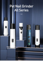 ROJECO N30 Electric Nail Clippers for Dogs, Nail Grinder, Rechargeable Professional Pet Clipper for Cat Claws, Cutter, Grooming