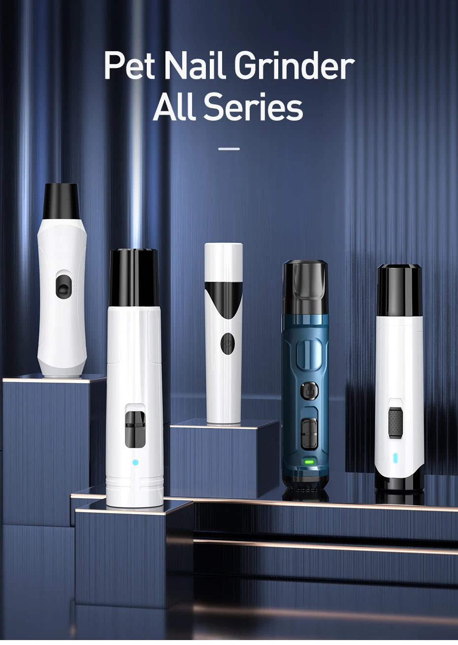 ROJECO N30 Electric Nail Clippers for Dogs, Nail Grinder, Rechargeable Professional Pet Clipper for Cat Claws, Cutter, Grooming