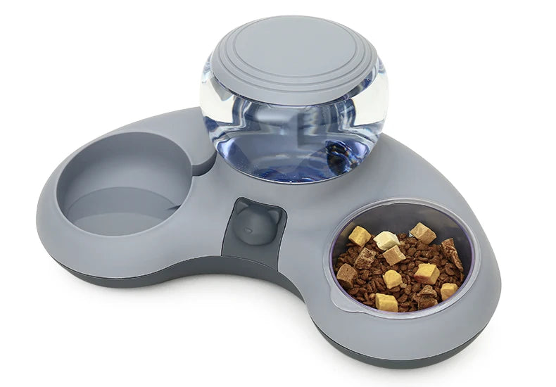 HOOPET New Style Cat Automatic Drinking Feeding Bowl Anti-overturning Non-slip Bowl for Cats Dogs Cat Food Holder Teddy Dog Bowl