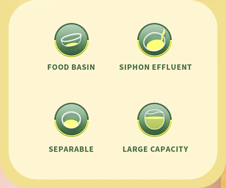 HOOPET New Style Cat Automatic Drinking Feeding Bowl Anti-overturning Non-slip Bowl for Cats Dogs Cat Food Holder Teddy Dog Bowl