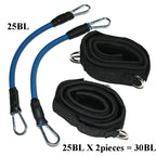 Bandas de Resistência com Tiras de Tornozelo para Treino de Pernas e Desportos