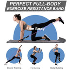 360lbs Fitness Exercises Resistance Bands Set Elastic Tubes Pull Rope Yoga Band Training Home Gym Workout Equipment