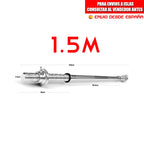 Weight Bars for Bodybuilding Training, 2.5-15 kg, 1.8 m, 1.5 m, 1.2 m