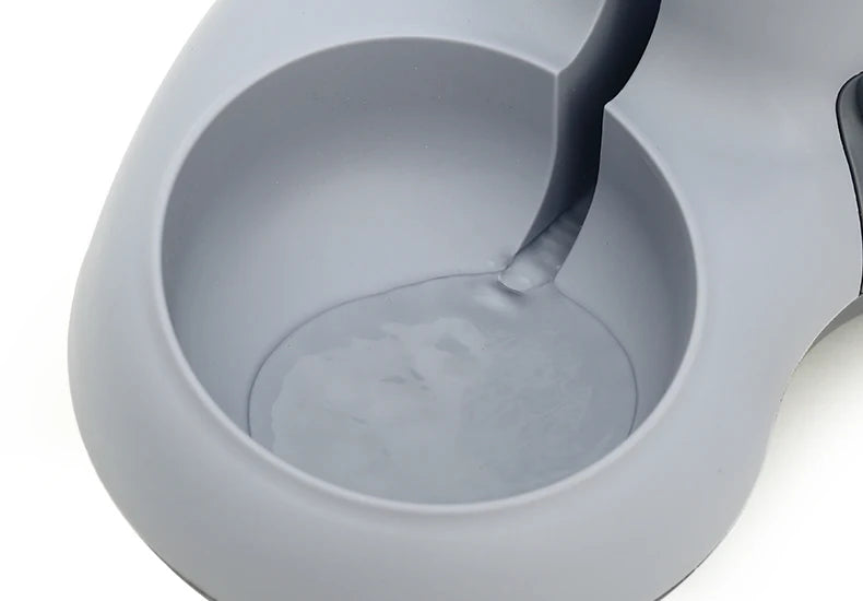 HOOPET New Style Cat Automatic Drinking Feeding Bowl Anti-overturning Non-slip Bowl for Cats Dogs Cat Food Holder Teddy Dog Bowl