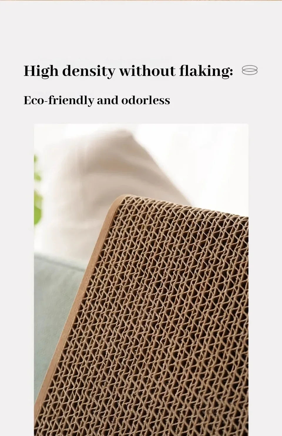 Large/Small Cardboard Cat Scratcher, L-Shape, Wear-Resistant, Scratch-Resistant, Cat Scratching Post, Cat Toy, Pets, Cat Accessories