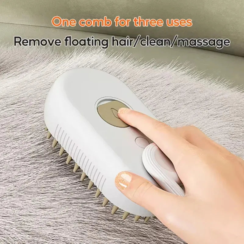 Pet Comb Cat Dog Pet Spray Massage Comb Cleaning Hair Removing Comb Dog Comb Spray Anti-Skies Comb Pet Bath Brush