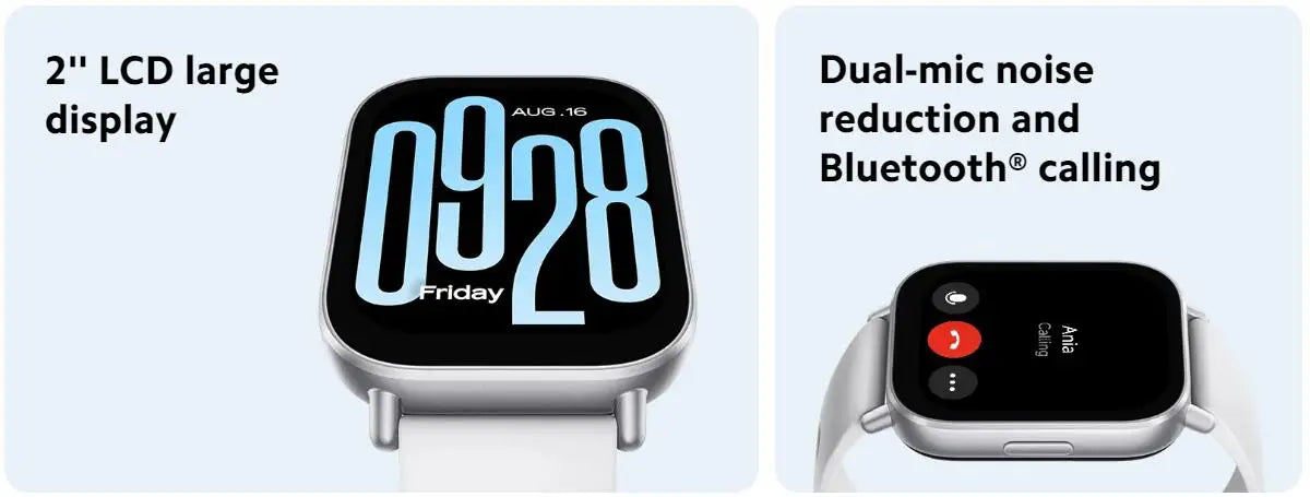 Redmi Watch 5 Active – Conectividade, Saúde e Ecrã XL