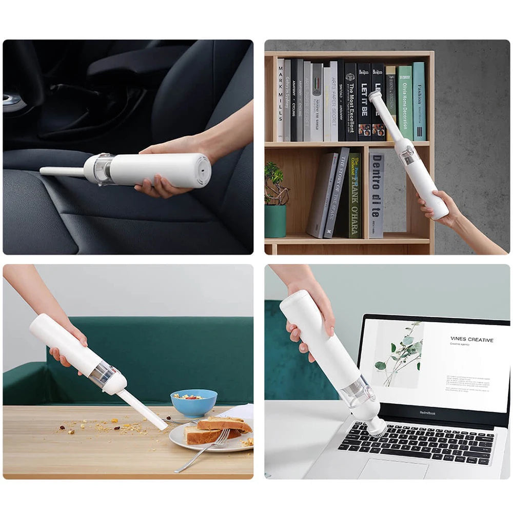 Aspirador Portátil MIJIA 13000PA Sem Fios para Casa e Carro, Power 120w