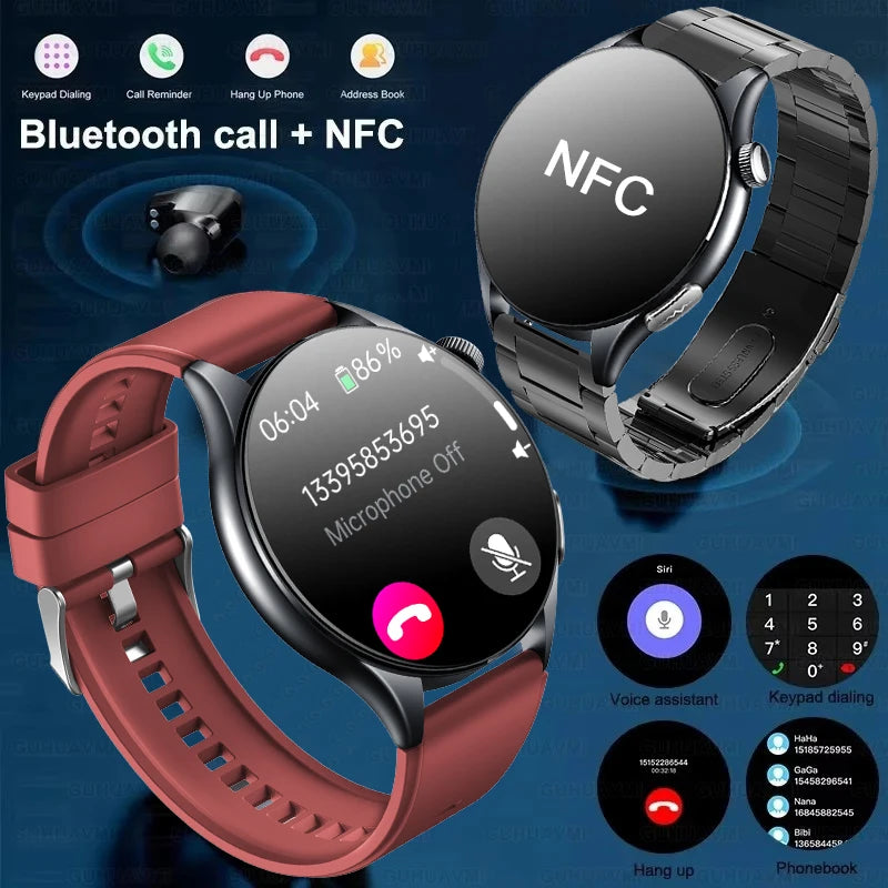 2026 New Smart Watch ECG+PPG Health Monitoring Blood Pressure Uric Acid Fitness Tracker Clock Sport Call Smartwatch Customizable Dial