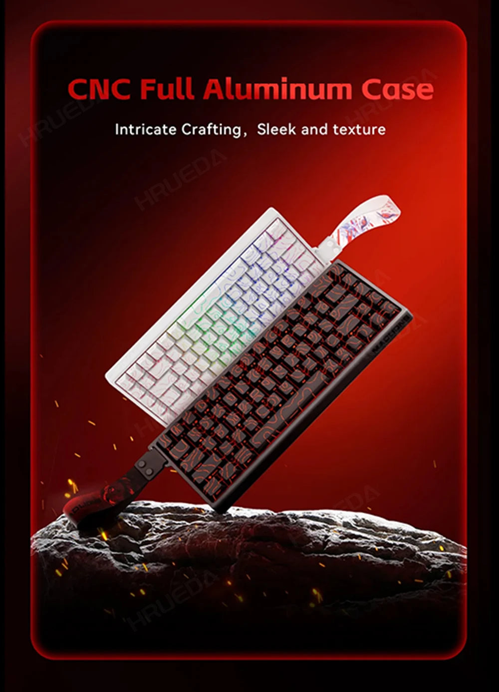 MADLIONS Mad 60he Mad60HE Mad 68HE Mechanical Keyboard Magnetic Switch Wired Hot Swap 8K Polling Rate Customized Gaming keyboard
