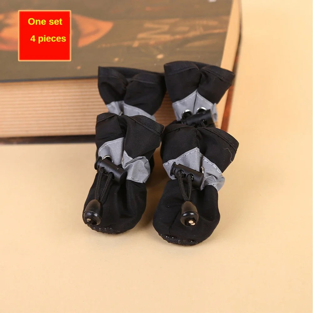 4pcs Waterproof Dog Shoes for Small Dogs - Protect Your Pet's Paws and Keep Them Dry, Outdoor Rain Boots for Dogs