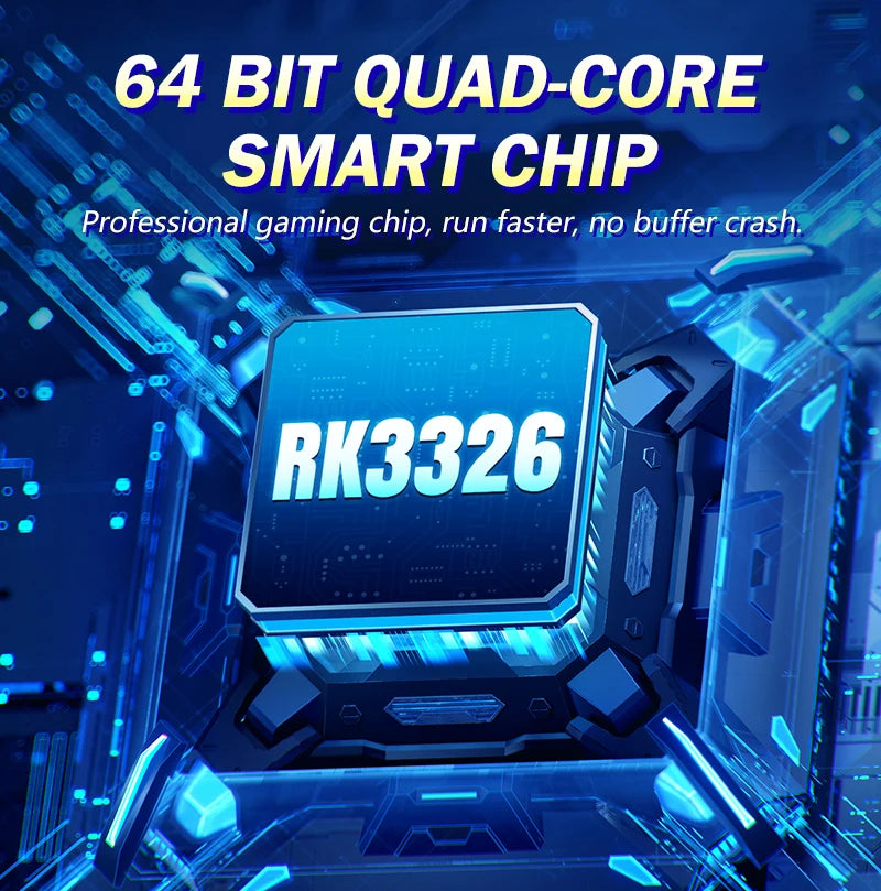 XF40H Retro Handheld Game Console Linux 4.0'' IPS Screen Supports 5G WiFi Glowing Rocker Portable Pocket Video 2 Player Gift