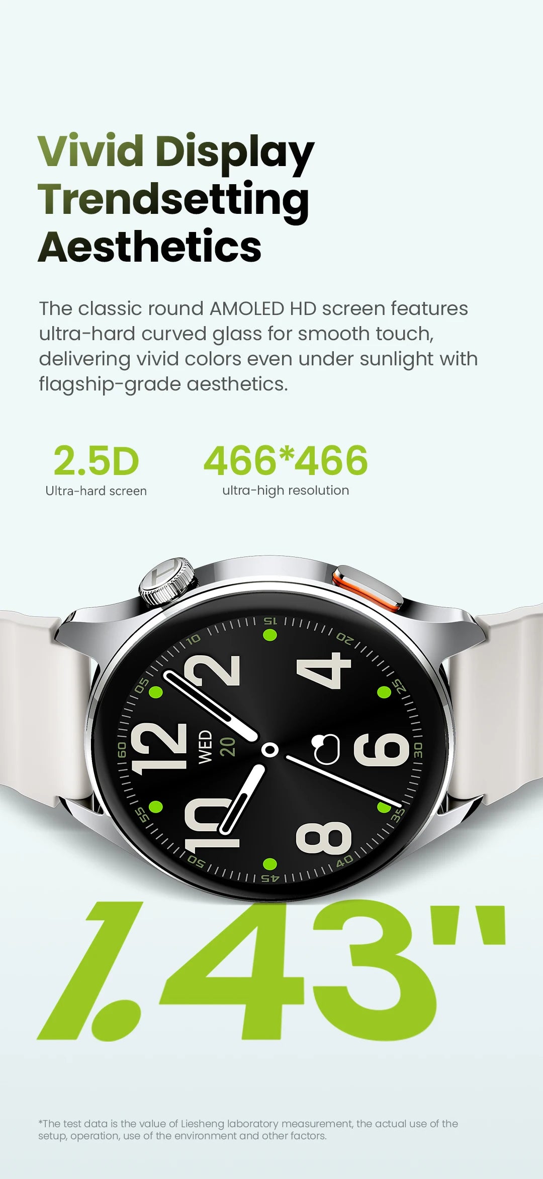 HAYLOU Watch 4S – AMOLED HD, GPS Avançado e Performance Desportiva