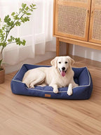 Four Season Square Dog Bed for Large Dog Mattress Bite-resistant Cat Bed Soft Thickened Dog Bed Waterproof Sofa Pet House