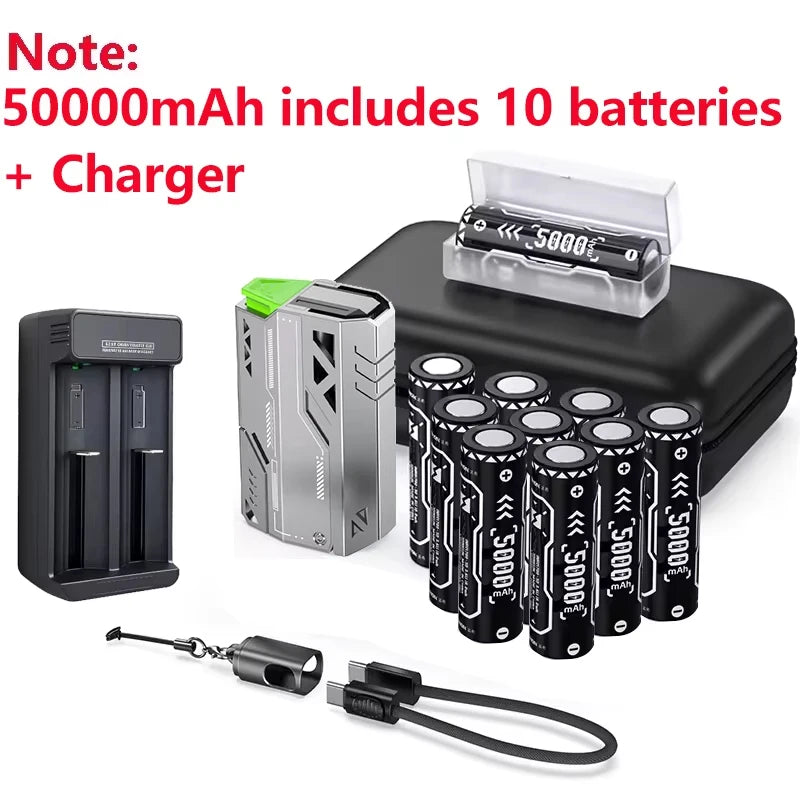 Power Bank 10000–50000mAh — Bateria Removível 22.5W Carga Rápida