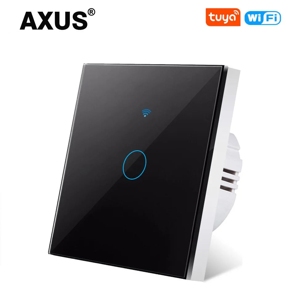 AXUS WiFi Touch Switch — Smart RF433 Sem Neutro Tuya Alexa