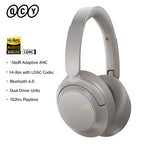 QCY H3S ANC Over Ear Headphones -56dB Noise Canceling Headsets Bluetooth 6.0 Hi-Res LDAC Spatial Sound Earphones Dual Driver