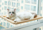 20KG Capacity Hanging Cat Hammock Bed with Sunny Window Seat for Large Cats Comfortable Climbing Frame Pet Accessories