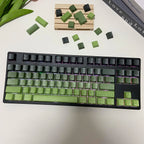Line Gradient Side Shine Through Keycaps Cherry Profile PBT Custom Keycaps for 60% 65% 75% 96% 98% 100% Mechanical Keyboard