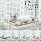 20KG Capacity Hanging Cat Hammock Bed with Sunny Window Seat for Large Cats Comfortable Climbing Frame Pet Accessories