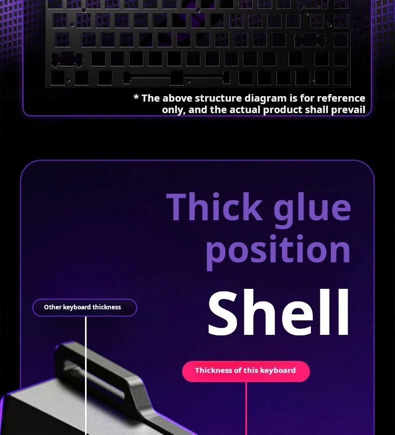 AULA WIN 68 HE Magnetic Axis Keyboard RT Gaming Mechanical Keyboard Wired 8KPolling Rate Full-Key Hot-Swappable