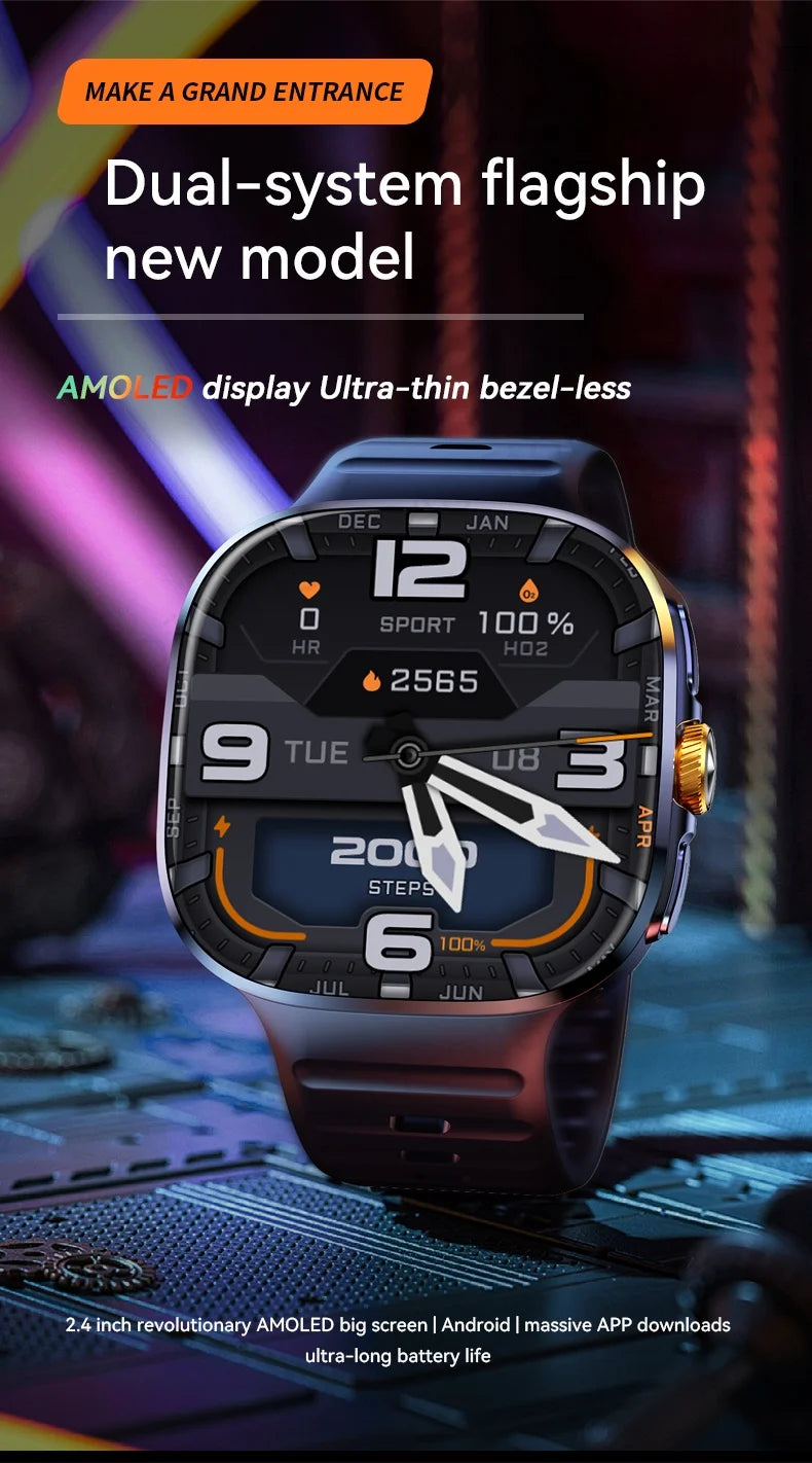 Smartwatch M99 5G – AMOLED XL, Câmara 900W e Tecnologia Completa