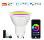 GU10 WiFi Tuya RGB — Spotlight Smart para Teto, Alexa e Google Home