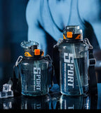 1000ml/1500ml Large Capacity Sports Water Bottle Plastic Cooling Bottle Outdoor Cycling Hiking Drinkware Travel Drinkware