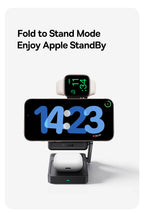 Baseus 3-in-1 Magnetic Wireless Charger Qi2.2 25W Fast Charging for iPhone 17 16 15 14 Apple Watch Earbuds AirPods Pro iWatch