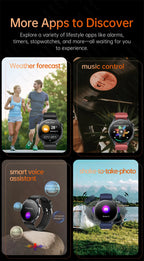 2026 New Smart Watch ECG+PPG Health Monitoring Blood Pressure Uric Acid Fitness Tracker Clock Sport Call Smartwatch Customizable Dial