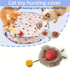 1 pcs Rechargeable Hide & Seek Pet Toy for Cats & Dogs - Interactive Rolling Balls Play Set for Exercise & Entertainment
