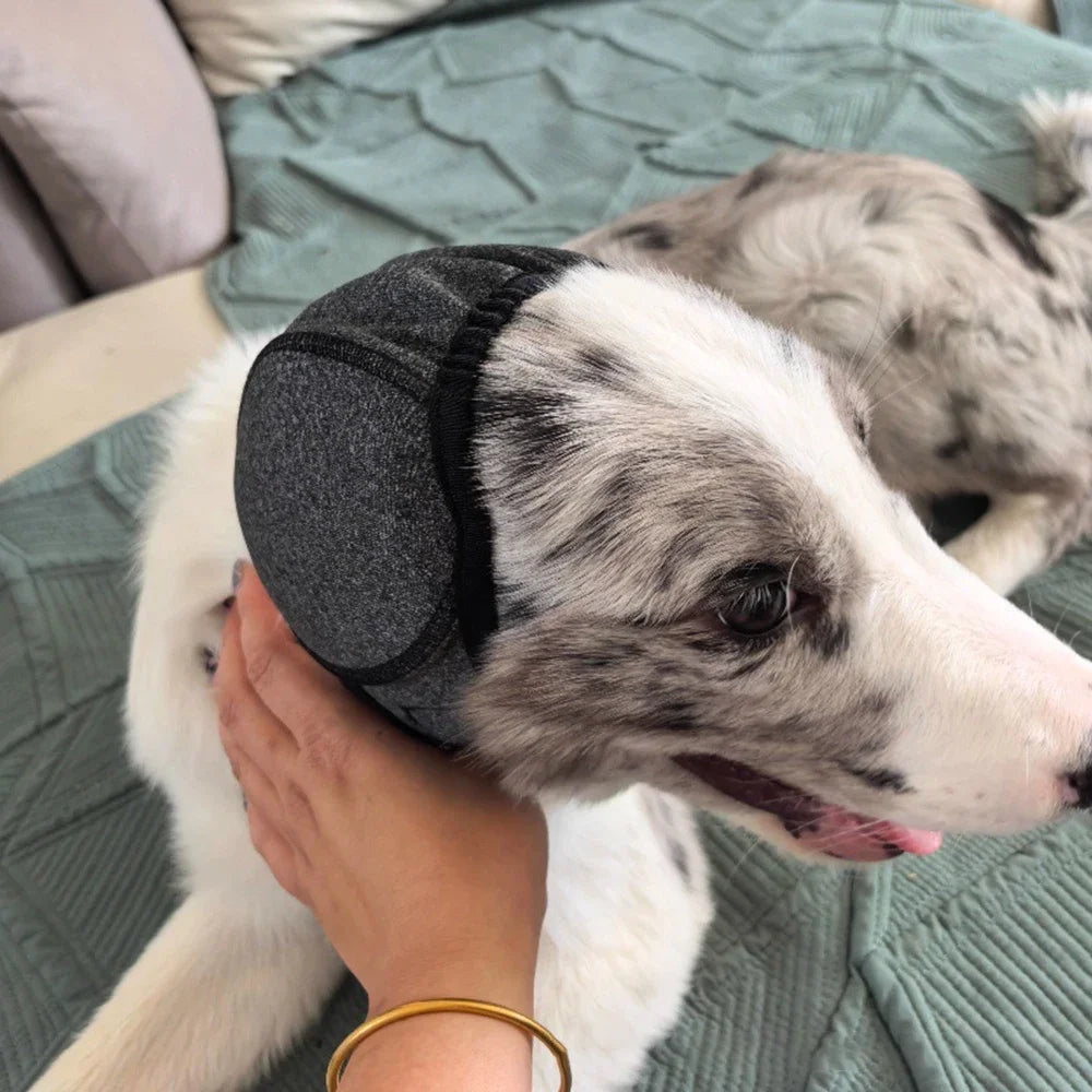 Dog noise reduction, sound insulation, ear muffs, waterproof swimming, dog emotional soothing headgear.