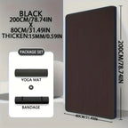 Tapete de Yoga NBR 15/20 mm Antiderrapante e Impermeável para Treino e Outdoor