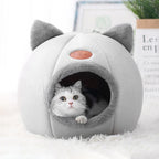Cave Sleep Cat Bed Comfort In Winter Cats Mat Basket Small Dog House Pets Tent Cozy Beds For Cat Nest Indoor Pet Cat Accessories