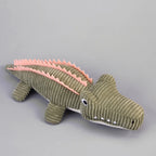 Realistic Crocodile Plush Dog Toy - Squeaky Chew Toy for Puppies, Bite-Resistant Molar Teeth Cleaning, Interactive Pet Toy