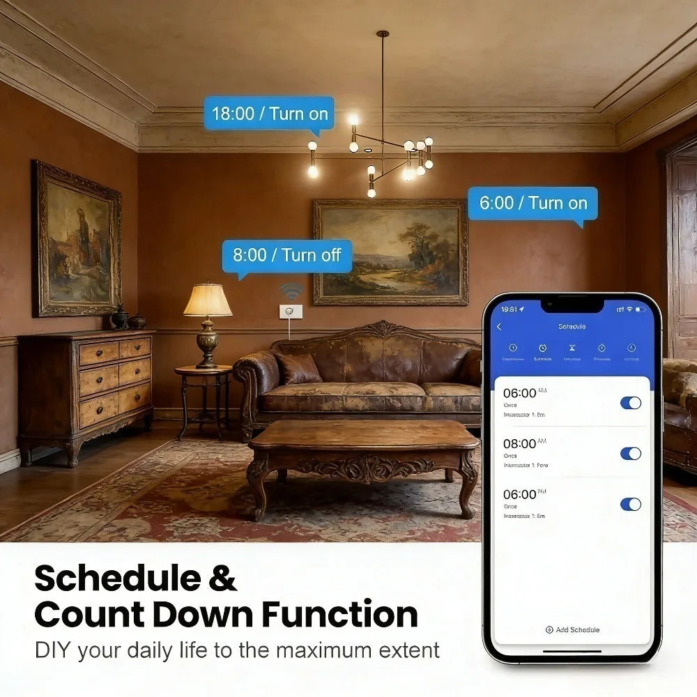 Lâmpada Smart Melery E27 RGB Wi‑Fi Compatível com Alexa e Google Home