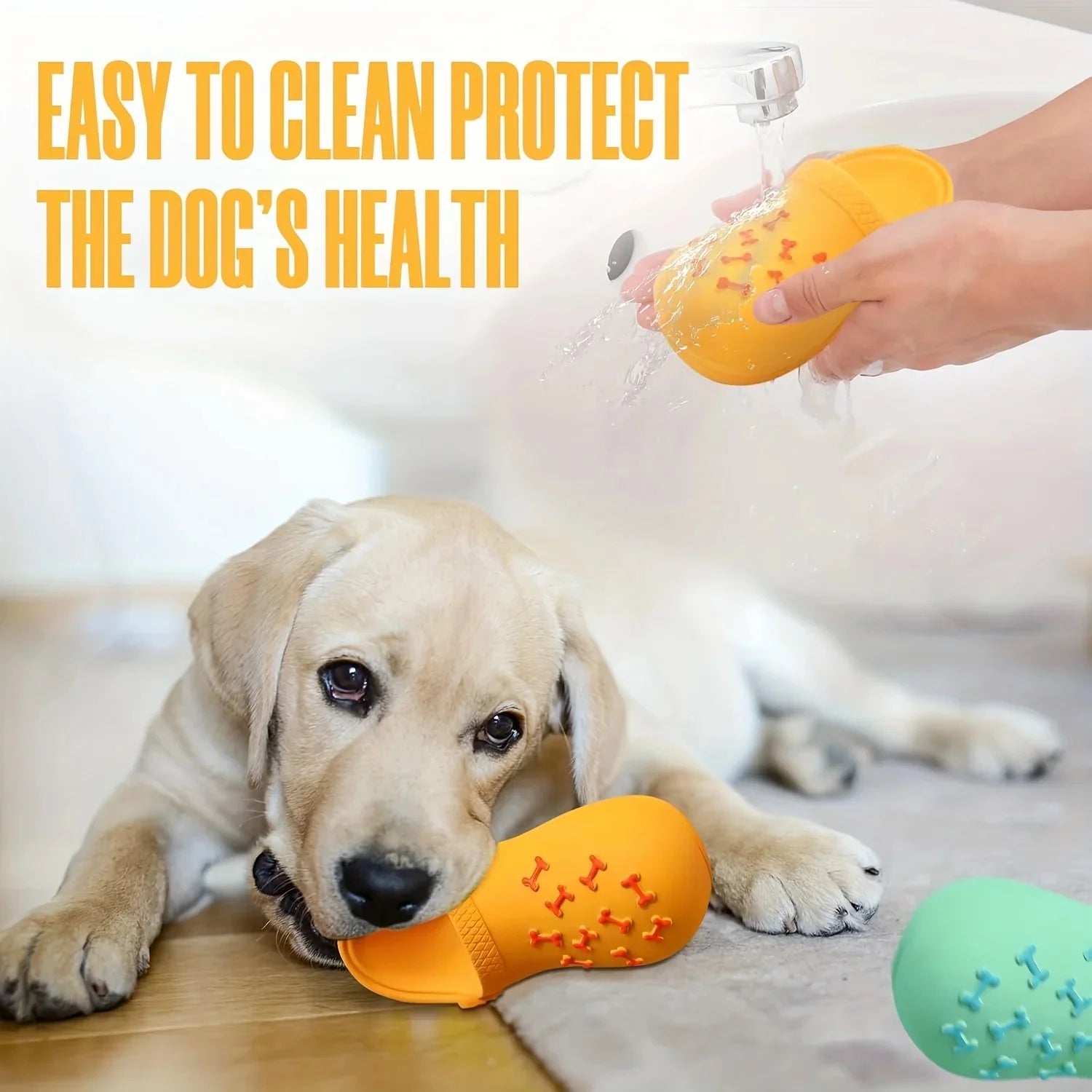 Dog Squeaky Latex Slipper Durable Chew Toy Teeth Cleaning Training Indoor Outdoor Play Small Medium Large Dogs Pet Supplies