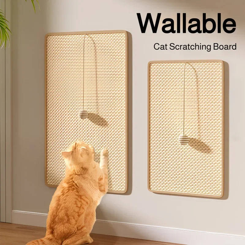 Durable Sisal Cat Scratch Pads, Cat Wall Pads, Sofa Claw Grinding Pads, Scratch Board Wall Stickers Cat Pet Toys Pet Accessories