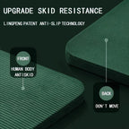 Tapete de Yoga NBR 15/20 mm Antiderrapante e Impermeável para Treino e Outdoor