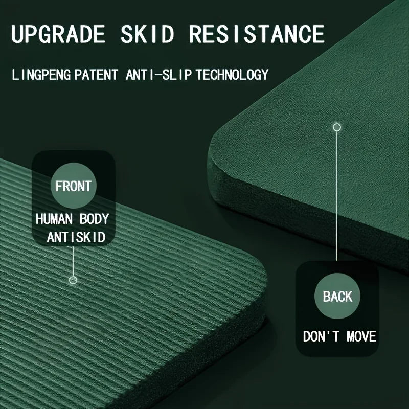 Tapete de Yoga NBR 15/20 mm Antiderrapante e Impermeável para Treino e Outdoor