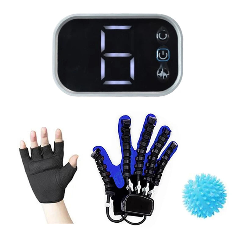 Smart Massage Gloves Robot Rehabilitation Gloves for Stroke Hemiplegia Hand Function Recovery Finger Trainer Hand Exercise
