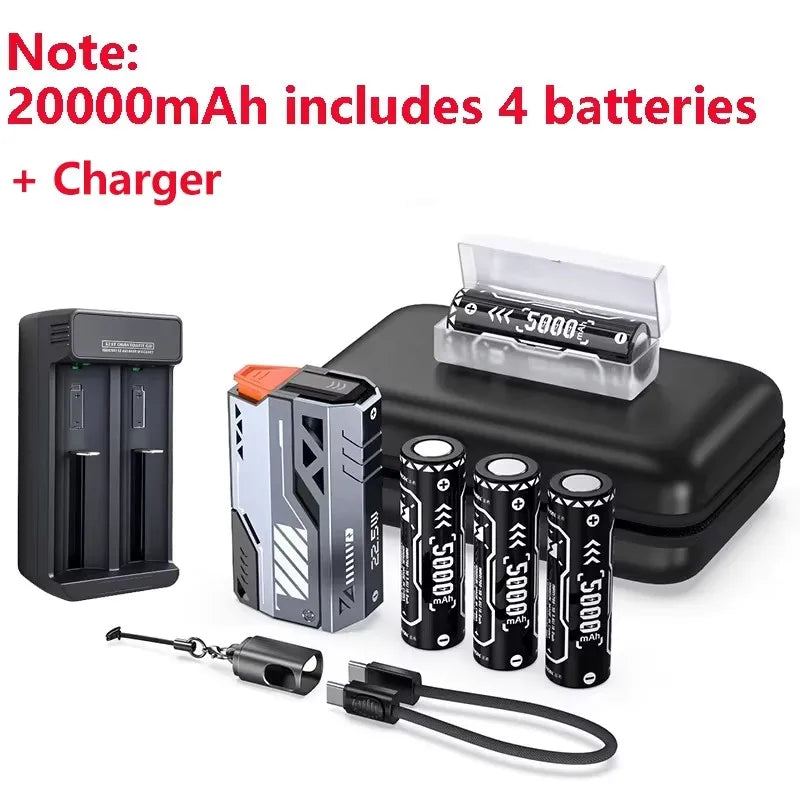 Power Bank 10000–50000mAh — Bateria Removível 22.5W Carga Rápida