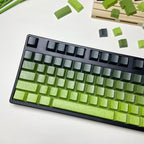 Line Gradient Side Shine Through Keycaps Cherry Profile PBT Custom Keycaps for 60% 65% 75% 96% 98% 100% Mechanical Keyboard