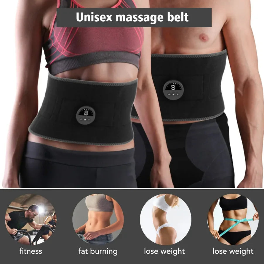 EMS CoreFlex Pro – Cinto Abdominal de Estimulação Muscular